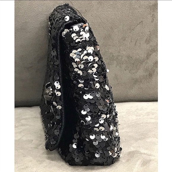 “Never too much sparkle” Sequin Black or Gold Crossbody-Boutique - Picture 11 of 15